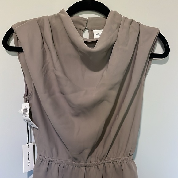 Carter sleeveless babaton dress in taupe - Picture 5 of 7